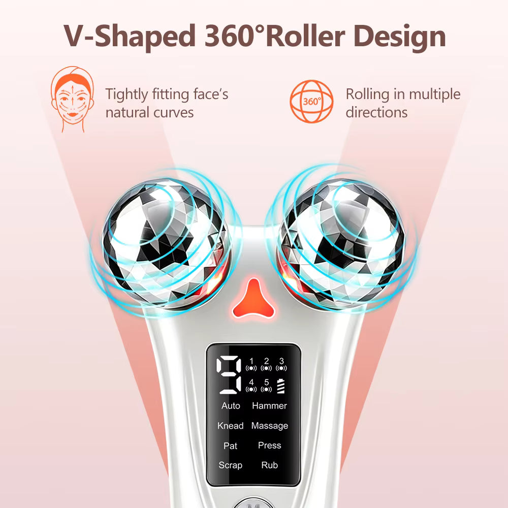 EMS Red Light V-Face Sculpting & Lifting Beauty Roller
