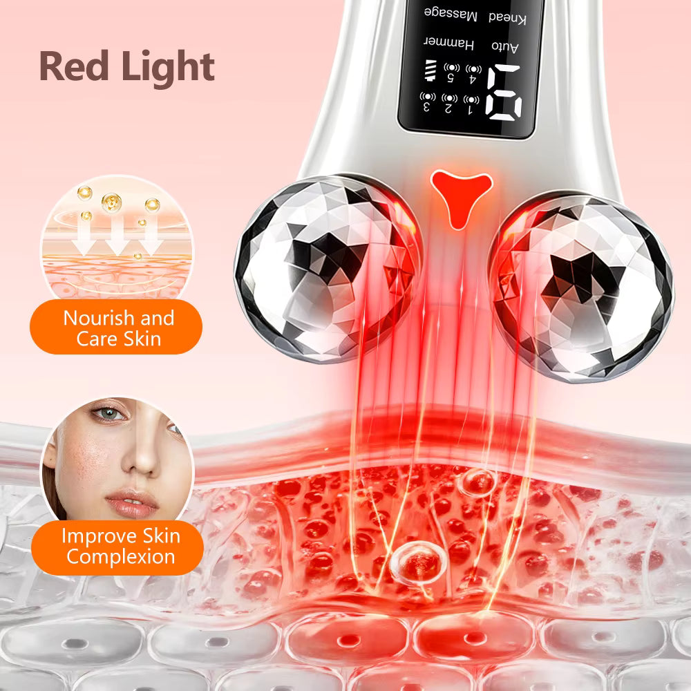 EMS Red Light V-Face Sculpting & Lifting Beauty Roller