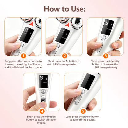 EMS Red Light V-Face Sculpting & Lifting Beauty Roller