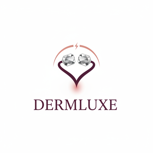 DermLuxe Logo - White Background